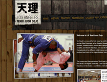 Tablet Screenshot of la-tenrijudo.com